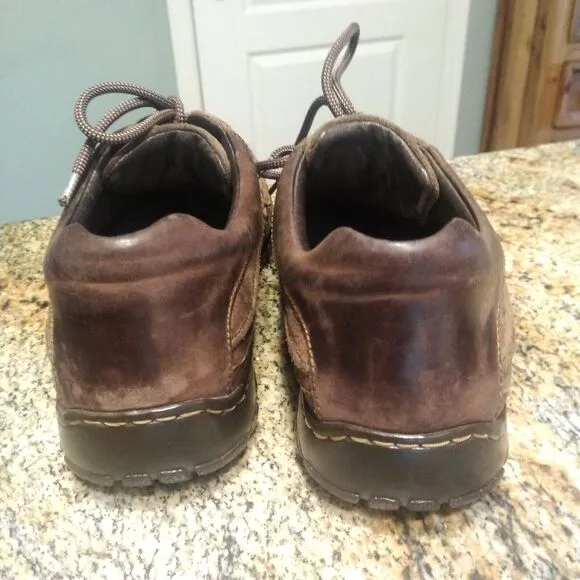 Men’s Born Handcrafted Footwear Size 11.5  45.5 Brown Casual Suede Shoes M6573