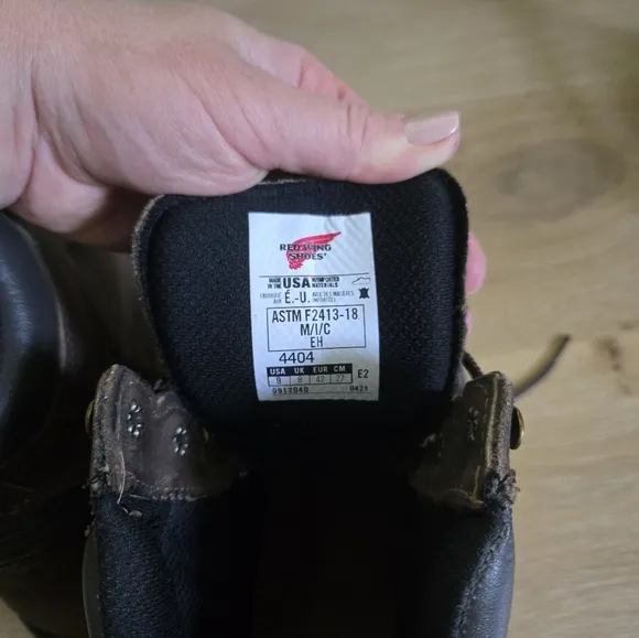 Men's Brown Leather Work Boots