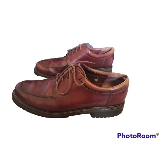 Mens Cole Haan Burgandy brown Country Waterproof Oxford Shoes Size 11M CO1035