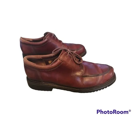 Mens Cole Haan Burgandy brown Country Waterproof Oxford Shoes Size 11M CO1035
