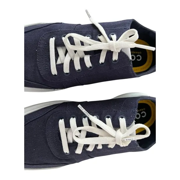 Men's Cole Haan Grandpro Rally Canvas Court Sneakers Marine Blue C34715 US 8M