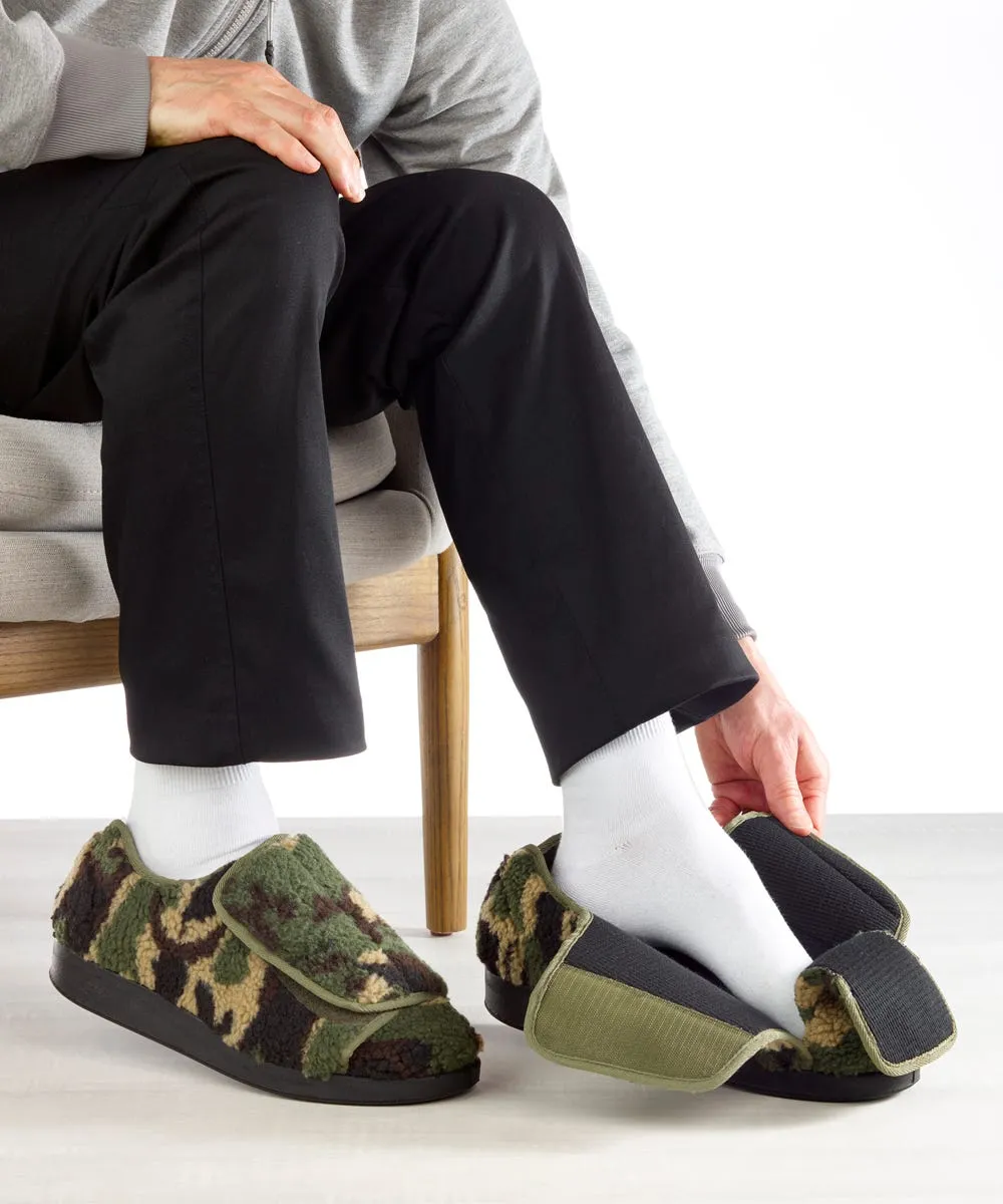 Mens Extra Extra Wide Slip Resistant Slippers