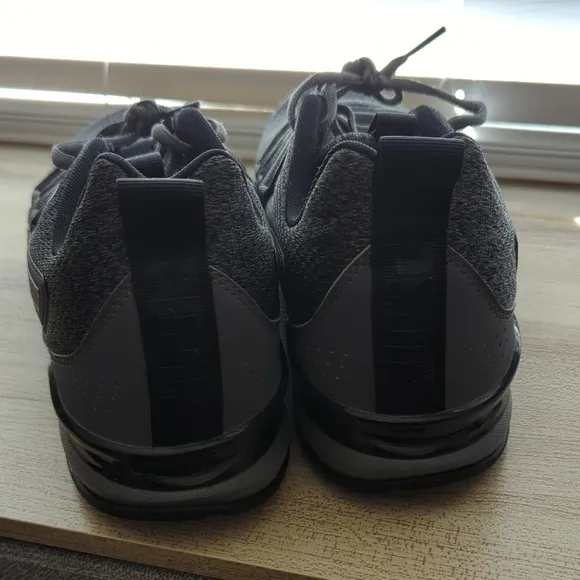 Men's Gray and Black Athletic Shoes