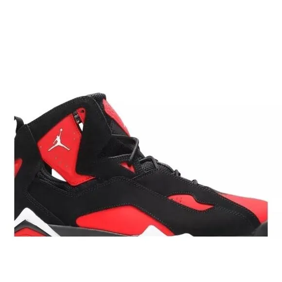 MEN'S JORDAN TRUE FLIGHT Black/Chrome/University Red/White CU4933-001 Shoes