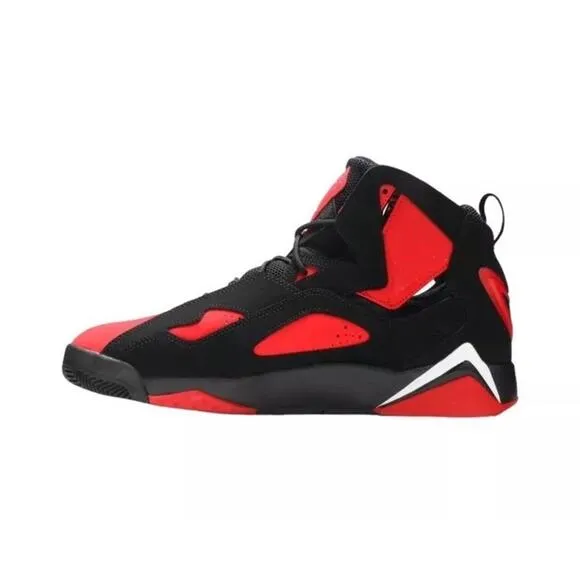 MEN'S JORDAN TRUE FLIGHT Black/Chrome/University Red/White CU4933-001 Shoes