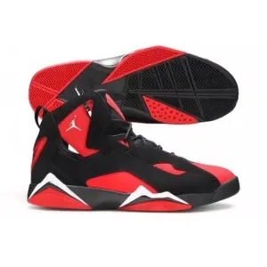 MEN'S JORDAN TRUE FLIGHT Black/Chrome/University Red/White CU4933-001 Shoes