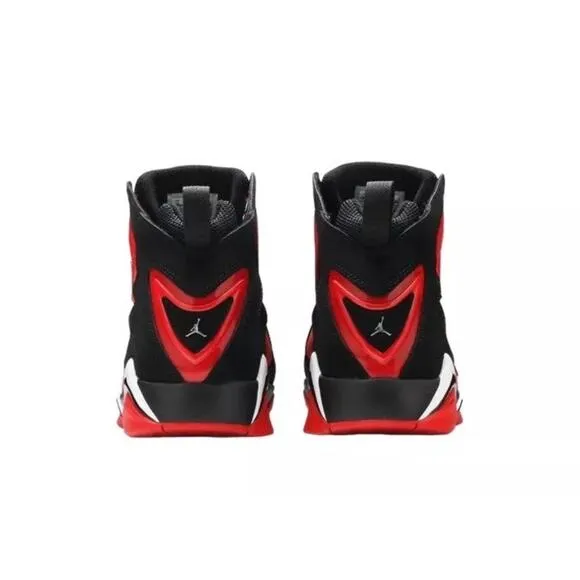 MEN'S JORDAN TRUE FLIGHT Black/Chrome/University Red/White CU4933-001 Shoes
