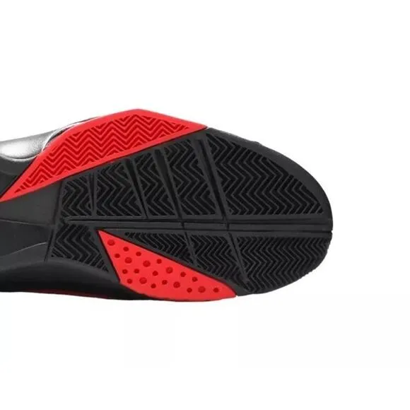 MEN'S JORDAN TRUE FLIGHT Black/Chrome/University Red/White CU4933-001 Shoes