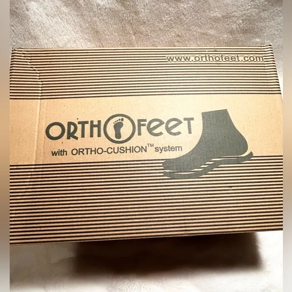 MENS NEW SIZE 12 WIDE BLACK ORTHOFEET BISMARCK CASUAL SHOES W/ARCH BOOSTERS