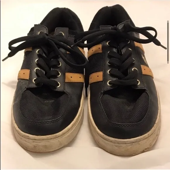 Men’s Original Penguin Black &amp; Tan Sneakers