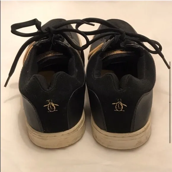 Men’s Original Penguin Black &amp; Tan Sneakers
