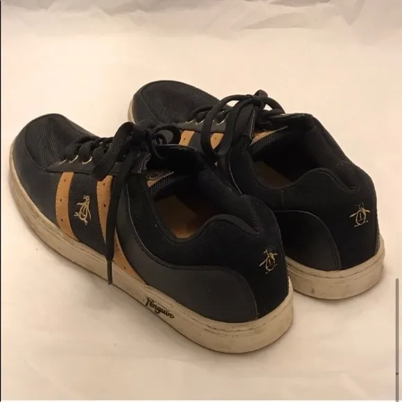 Men’s Original Penguin Black &amp; Tan Sneakers