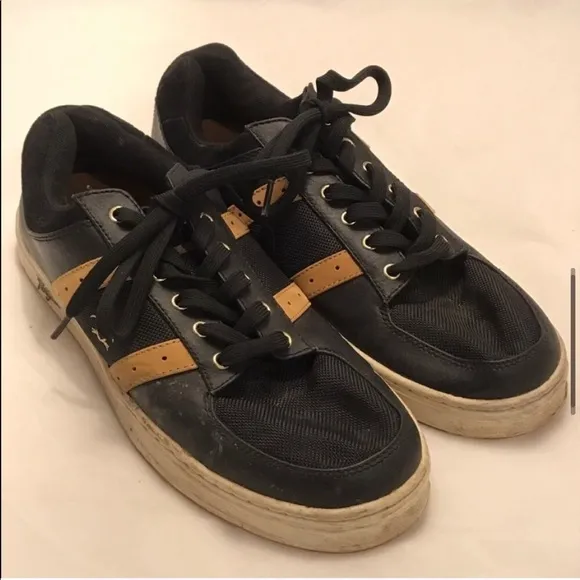 Men’s Original Penguin Black &amp; Tan Sneakers