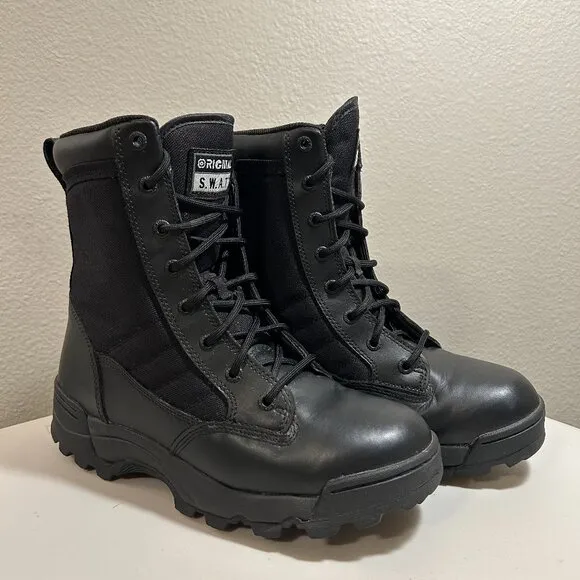 Men's Original S.W.A.T. Lightweight Classic 9&quot; Black Uniform Boot Size:9