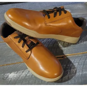 Mens Rockport Bronson Plain Toe Oxford - Tan Leather,‎ Size Men's 12 Wide C19561