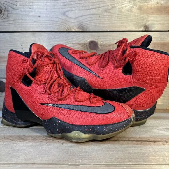 Mens Size 11 - Nike LeBron 13 Elite “University Red” Basketball Shoes 831923-606