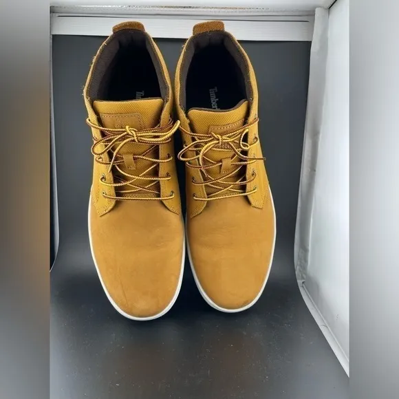 Mens Timberland Davis Square Chukka Casual Shoes Wheat 13​​​​​​​​​​​​​​​​​​​​