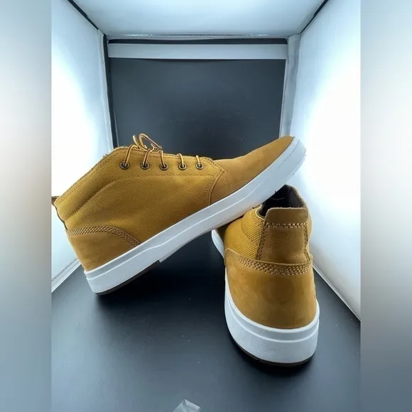 Mens Timberland Davis Square Chukka Casual Shoes Wheat 13​​​​​​​​​​​​​​​​​​​​