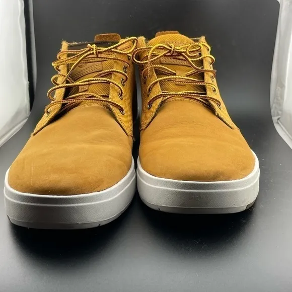 Mens Timberland Davis Square Chukka Casual Shoes Wheat 13​​​​​​​​​​​​​​​​​​​​
