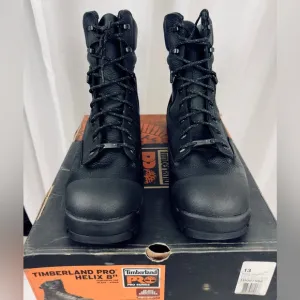 Men's Timberland PROHelix HD 8&quot; Composite Toe Waterproof Work Boot Black 13W NIB
