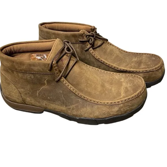 MEN’S TWISTED X WORK STEEL TOE CHUKKA DRIVING MOC 11.5
