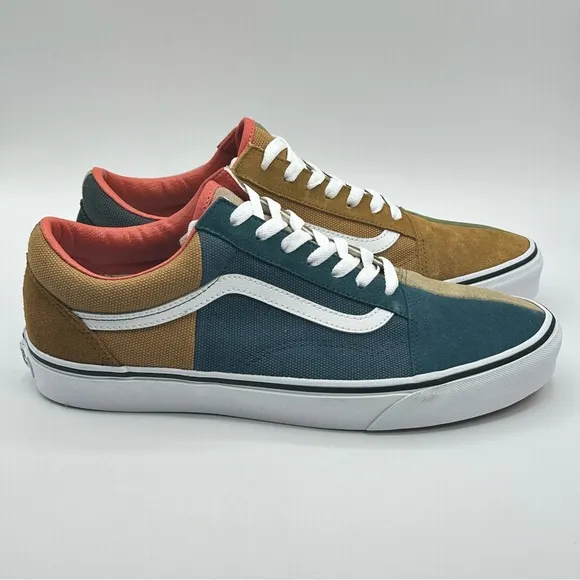 Men’s Vans Off The Wall 751505 Multicolor Casual Shoes Sneakers Size 10.5 New