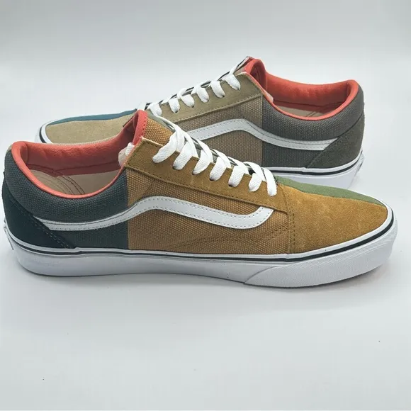 Men’s Vans Off The Wall 751505 Multicolor Casual Shoes Sneakers Size 10.5 New