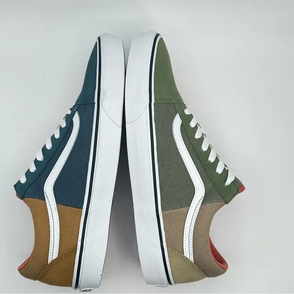 Men’s Vans Off The Wall 751505 Multicolor Casual Shoes Sneakers Size 10.5 New