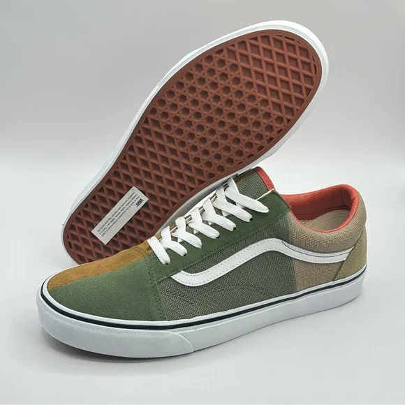 Men’s Vans Off The Wall 751505 Multicolor Casual Shoes Sneakers Size 10.5 New