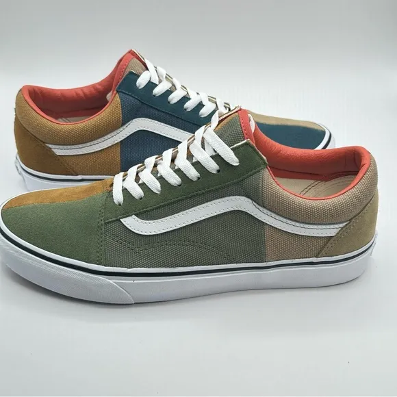 Men’s Vans Off The Wall 751505 Multicolor Casual Shoes Sneakers Size 10.5 New