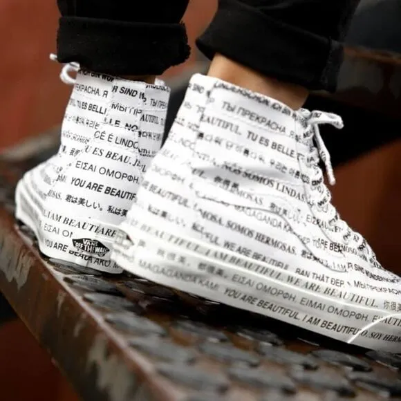 Men's Vans &quot;We Are Beautiful&quot; Sk8-Hi Tapered Sneakers 7