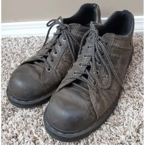 Men's Vtg Y2K Dr. Marten's Keith Leather Oxford Low Top Sz 11 M 12 L