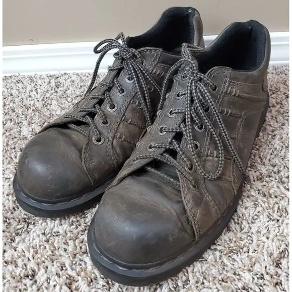 Men's Vtg Y2K Dr. Marten's Keith Leather Oxford Low Top Sz 11 M 12 L