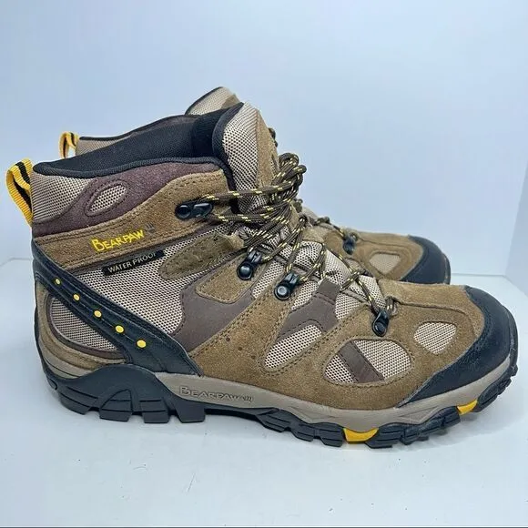 Mens Bearpaw Brock Waterproof Hiking Boots 9.5