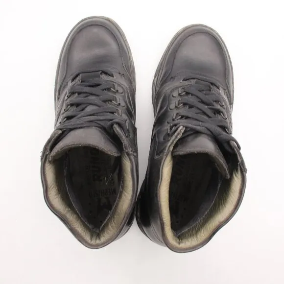 Mephisto Gore-Tex Boots Men's Size 8 Black Leather Waterproof Shoes