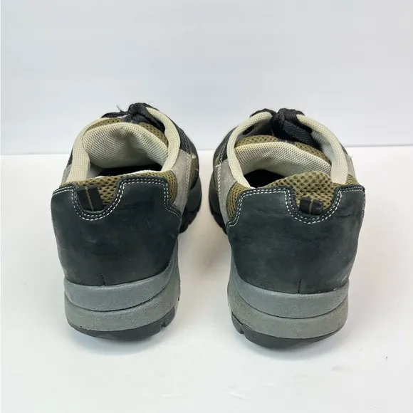 Mephisto Trekking Mens Size 11.5 Mesh Leather Hiking Shoes Black/Brown Athletic