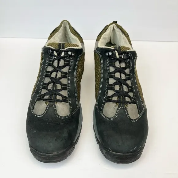 Mephisto Trekking Mens Size 11.5 Mesh Leather Hiking Shoes Black/Brown Athletic