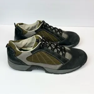 Mephisto Trekking Mens Size 11.5 Mesh Leather Hiking Shoes Black/Brown Athletic