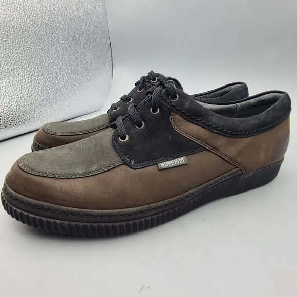 Mephisto women Travels Air Jet System Lace Up Walking Shoes Leather Size 10.5