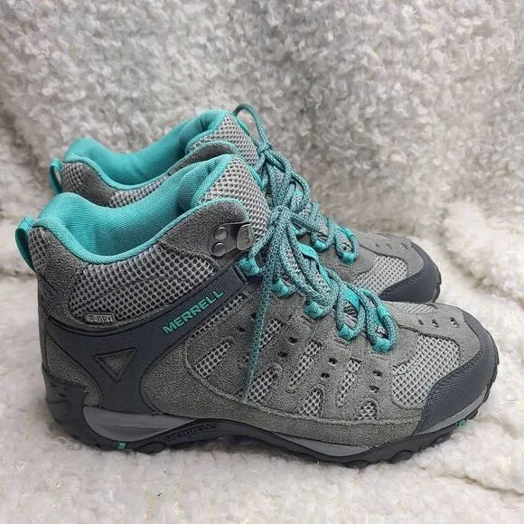 Merrell Accentor 2‎ Mid Ventilator Womens Hiking Boots Sedona/Atlantis sz 9.5