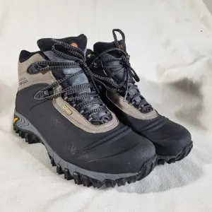 Merrell Continuum 200 Gram Black Mens Leather Hiking Backpacking Boots Size 10