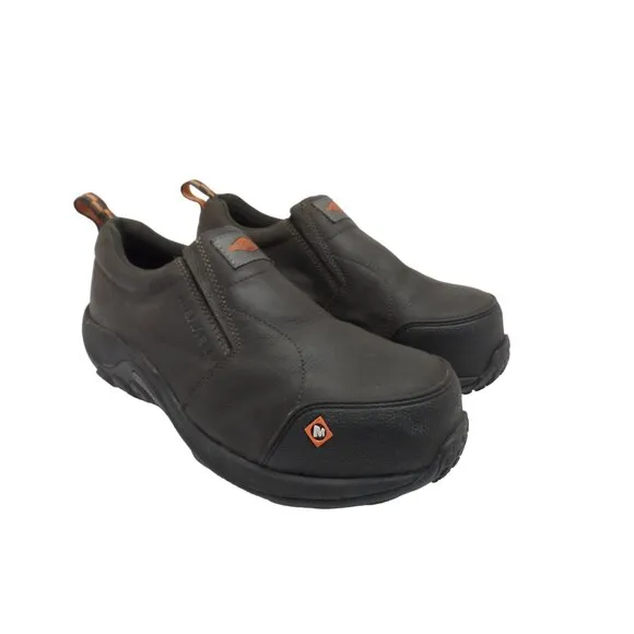 MERRELL MEN'S JUNGLE MOC LTR CT CSA Work Shoes J003345W Brown 10.5W