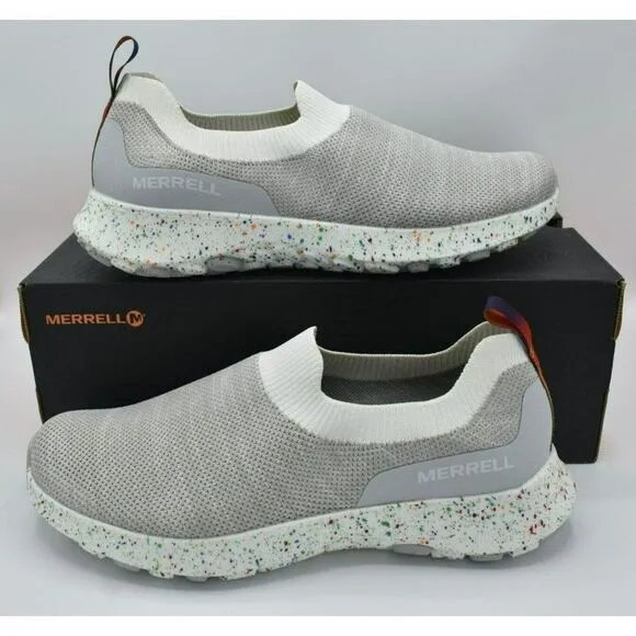 Merrell Mens Size 9.5 Cloud Moc Knit Confetti Pride Casual Slip On Shoes J003697