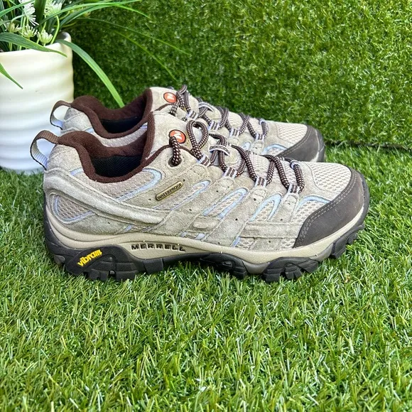 MERRELL Moab 3 Gore waterproof Brindle trail Hiking Shoes size 7.5 women’s