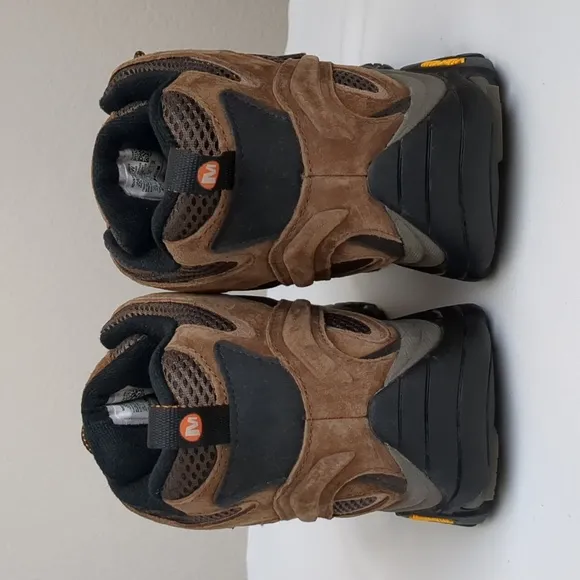Merrell Moab Mid Top Waterproof Hiking Boots with Vibram Sole Sz 10W J06051W