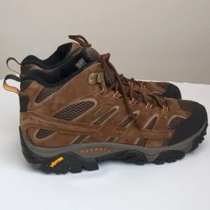 Merrell Moab Mid Top Waterproof Hiking Boots with Vibram Sole Sz 10W J06051W