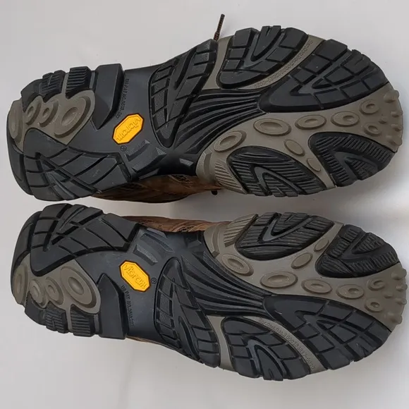 Merrell Moab Mid Top Waterproof Hiking Boots with Vibram Sole Sz 10W J06051W