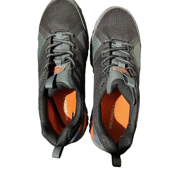 Merrell Shoes Mens 9 W Black Fullbench 2 SD Steel Toe Safety Work J17745 Wide