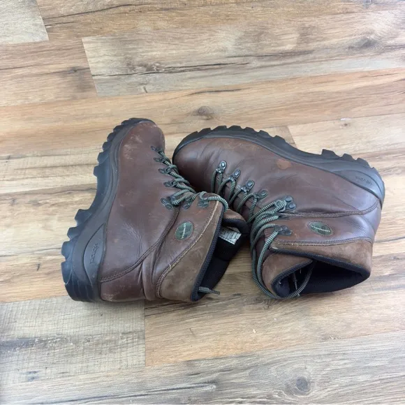 Merrell Womens Summit II Hiking Boots Brown Lace Up Round Toe Leather 8
