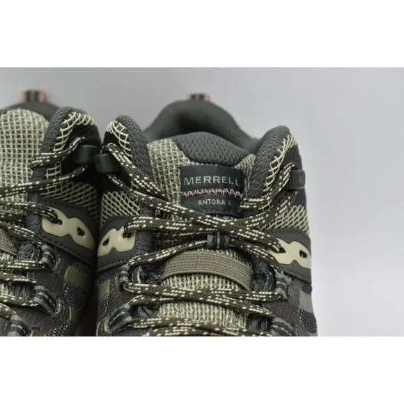 Merrell Women Size 8.5 Antora 3 Mid Lichen Waterproof Hiking Trail Running Shoes